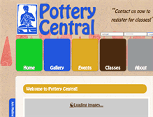 Tablet Screenshot of potterycentral.com